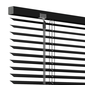 GAMMA aluminum jaloezie 25 mm zwart (kleurnr. 203) 160x180 cm (bxh)