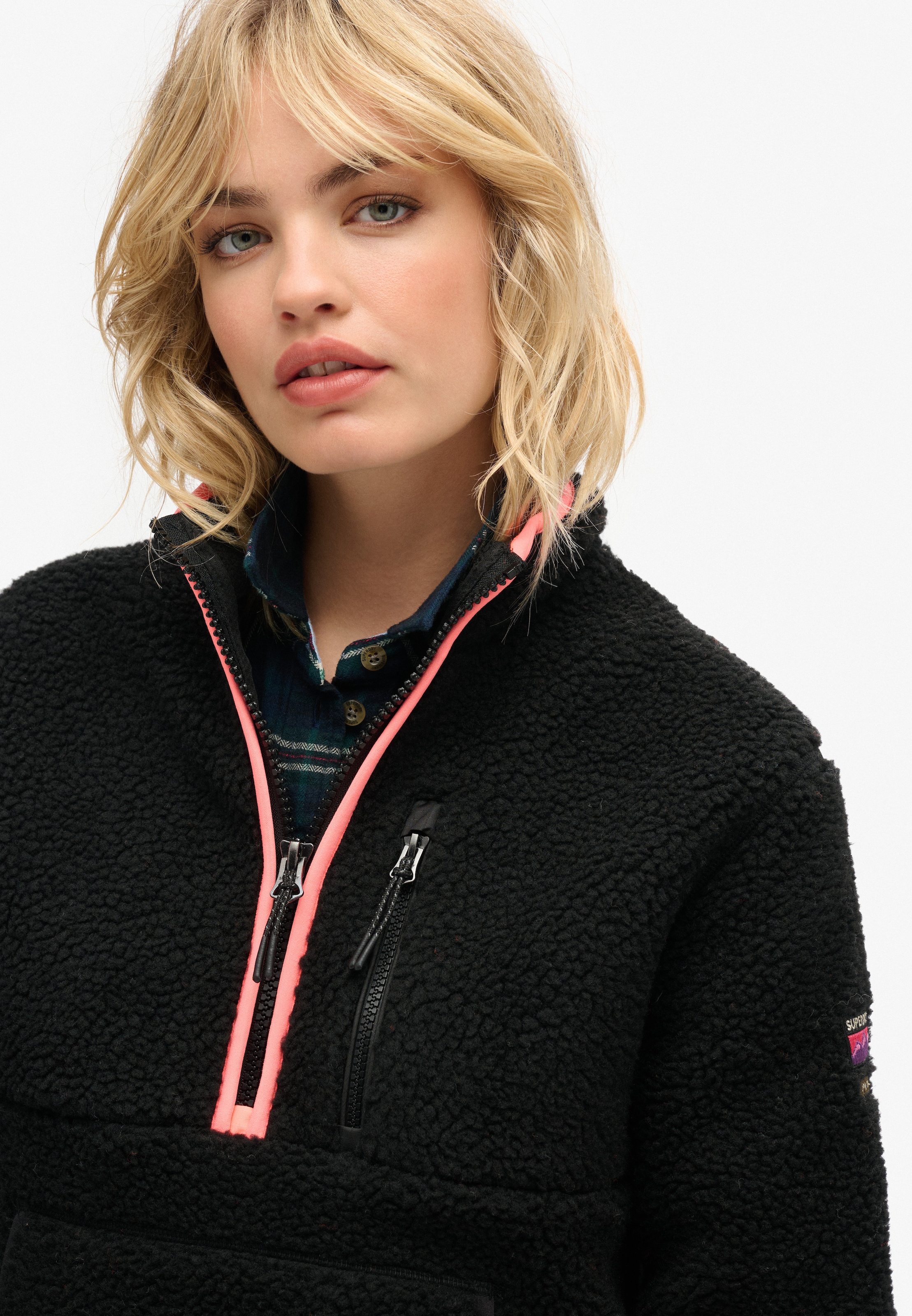 Superdry Fleecepullover »OUTDOOR HALF ZIP FLEECE«