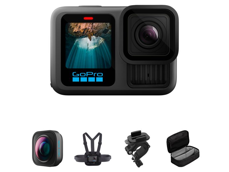 GoPro Actionkamera Hero13 Black Mountain Biking Bundle Die ultimative Action-Kamera