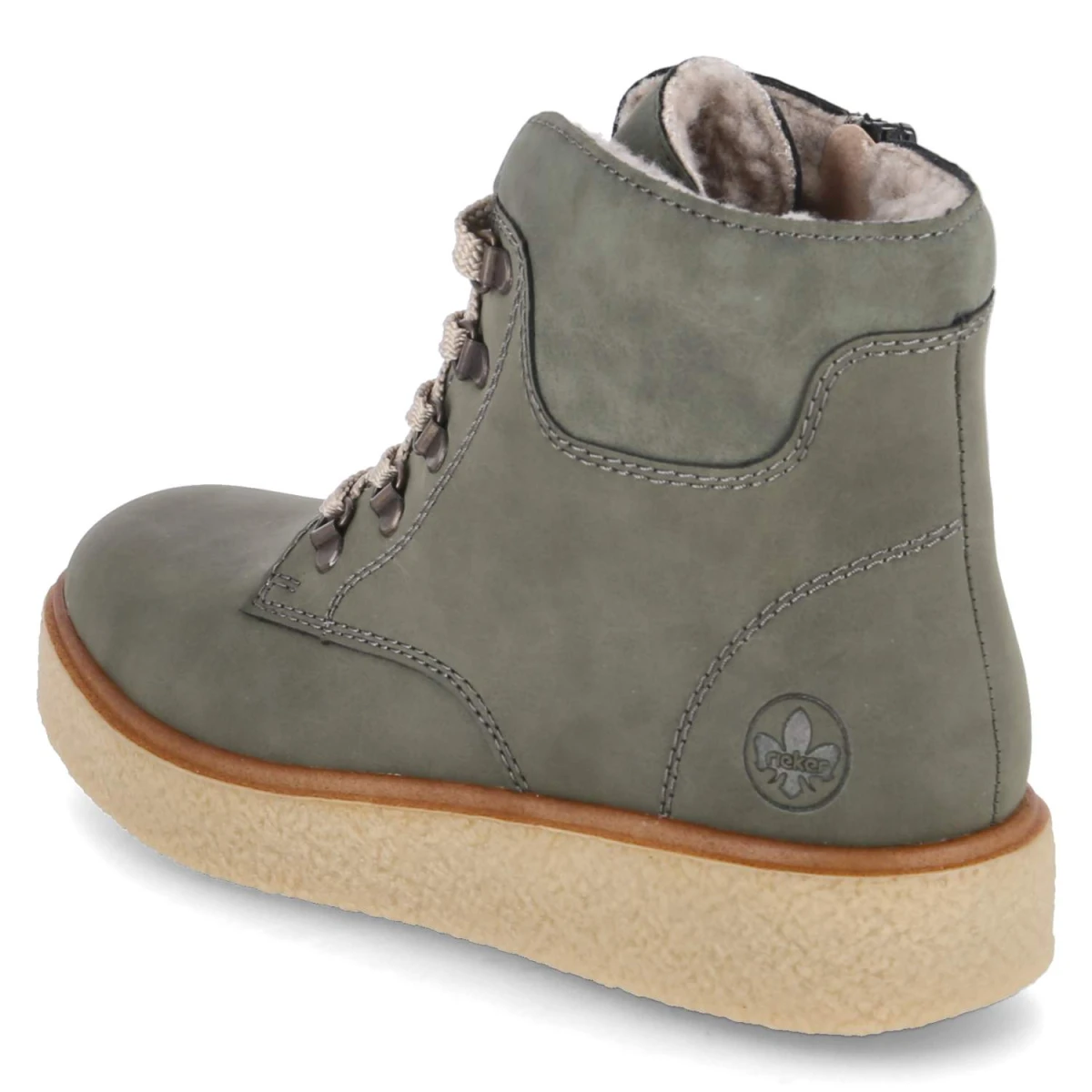 RiekerSchnürstiefeletten - grün