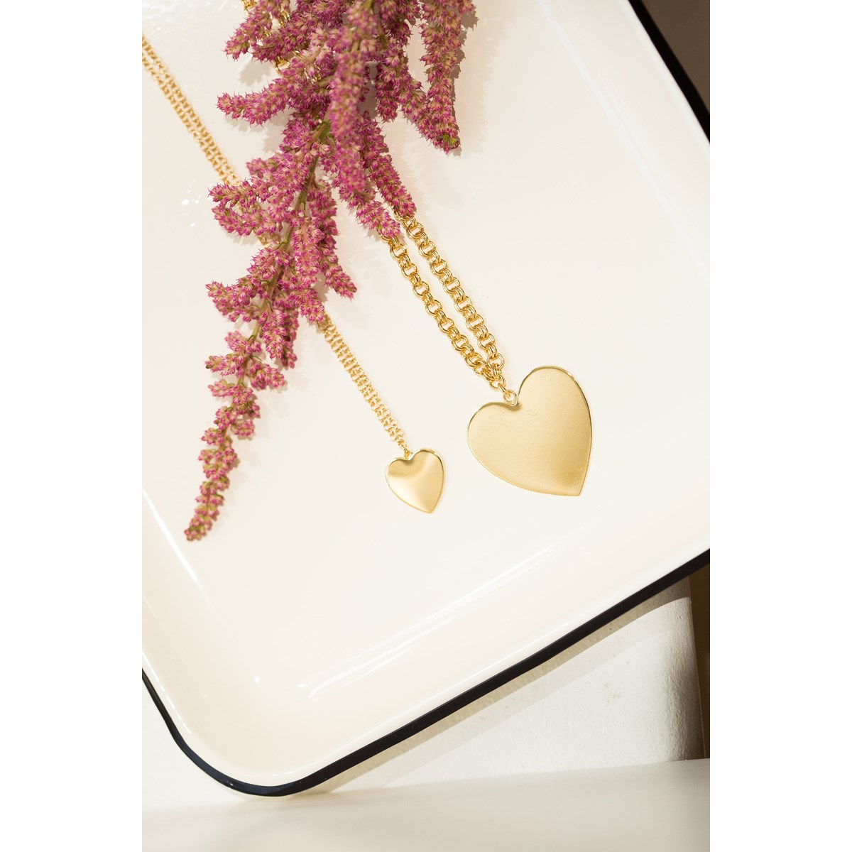 collier coeur doré à l'or fin - APHRODITE