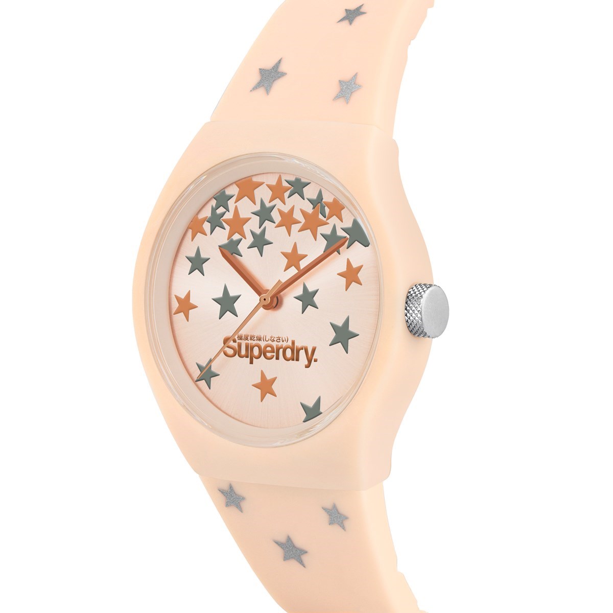 Montre analogique bracelet silicone et cadran étoilés URBAN STAR