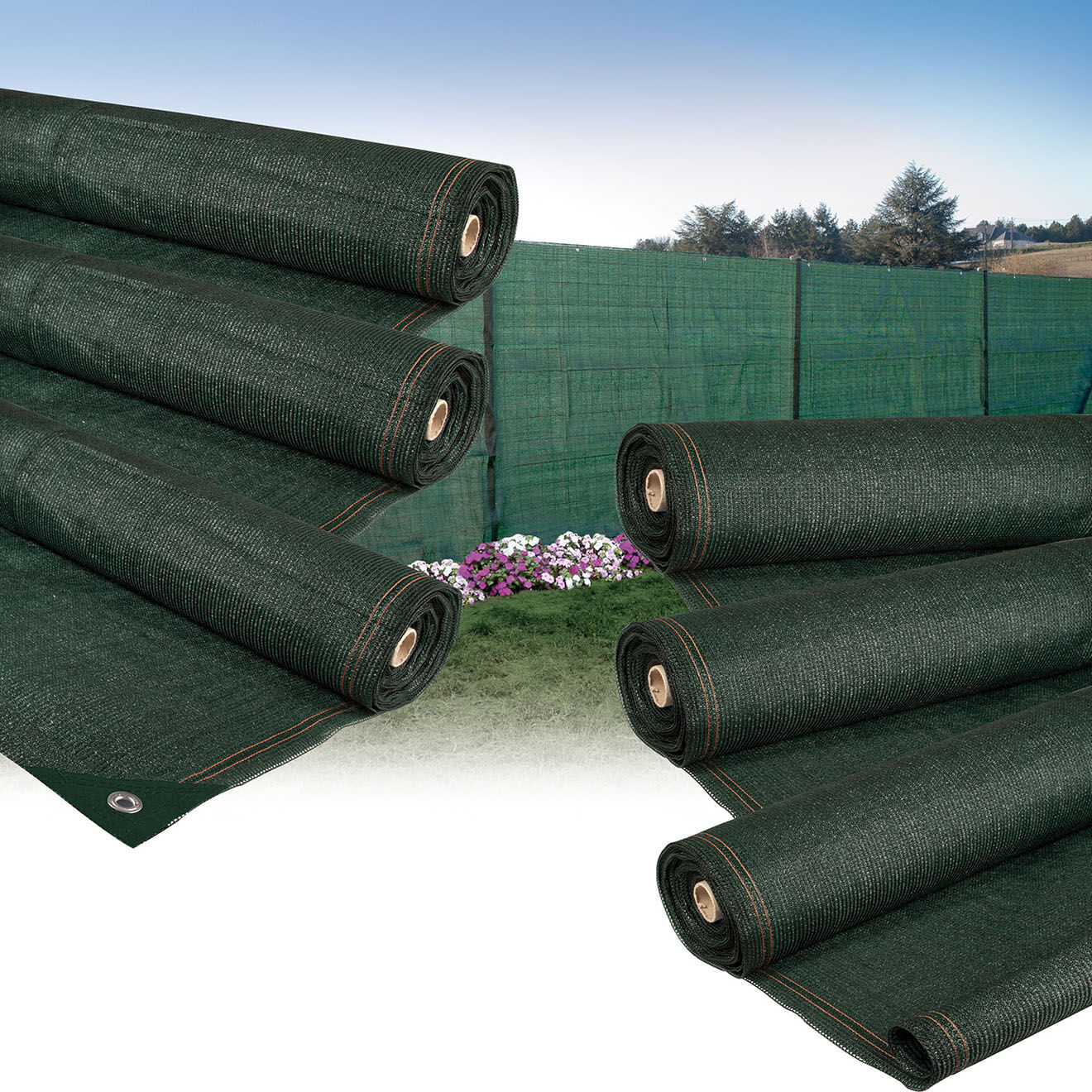 Pratik Garden Brise-vue 300 gr/m² vert - 1.8x10 m