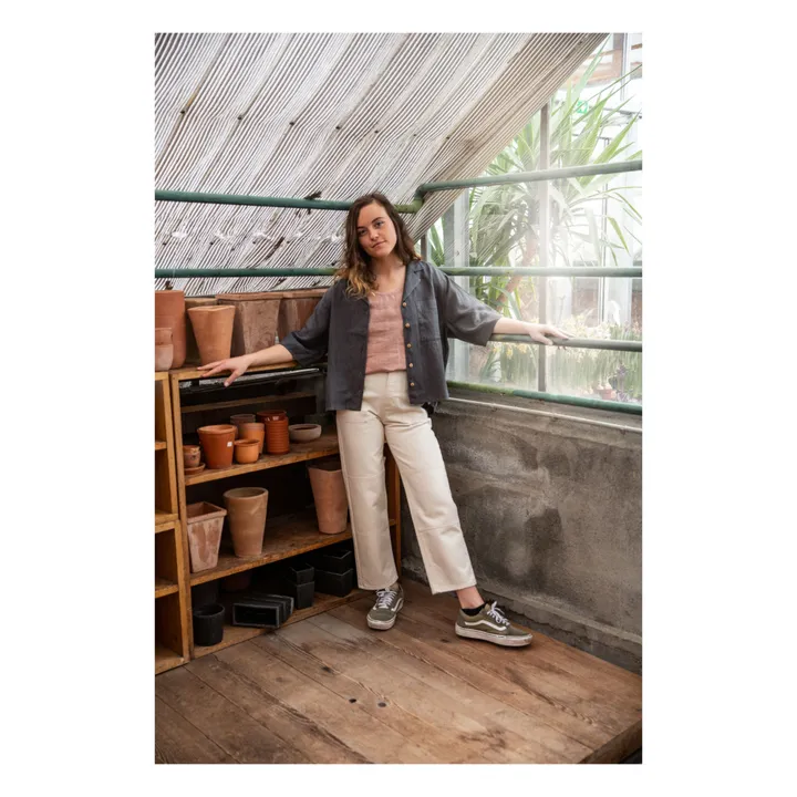 Matona Jean Coton Bio Utility - Collection Femme  | Ecru