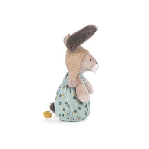 Doudou Lapin Musical Trois Petits Lapins Sauge - MOULIN ROTY