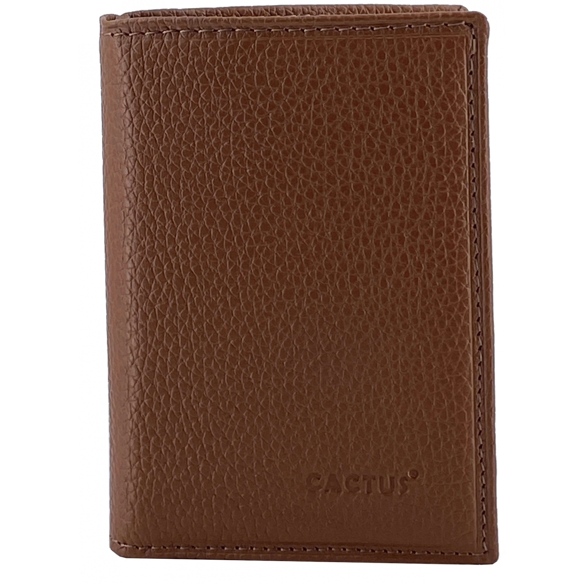 Cactus Porte Cartes cuir de vachette anti-RFID Cactus