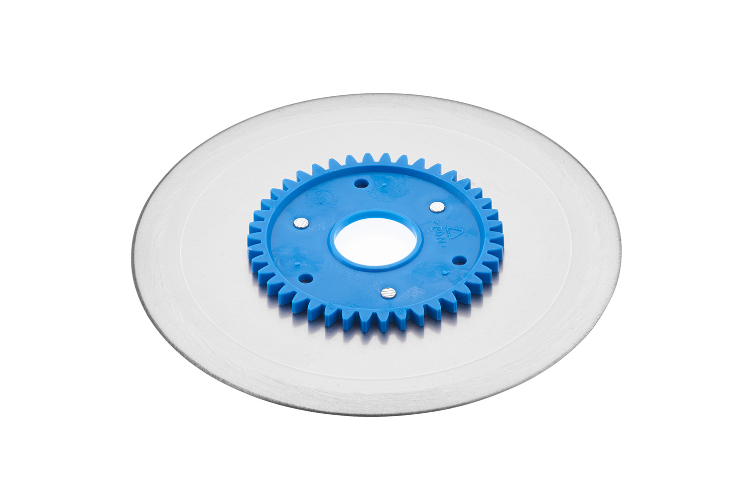 Standard Schinken-/Aufschnittmesser mit blauem Zahnrad