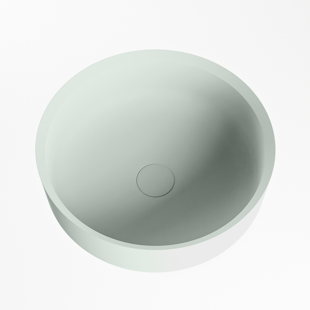 Mondiaz Coss Solid Surface waskom 36cm greey