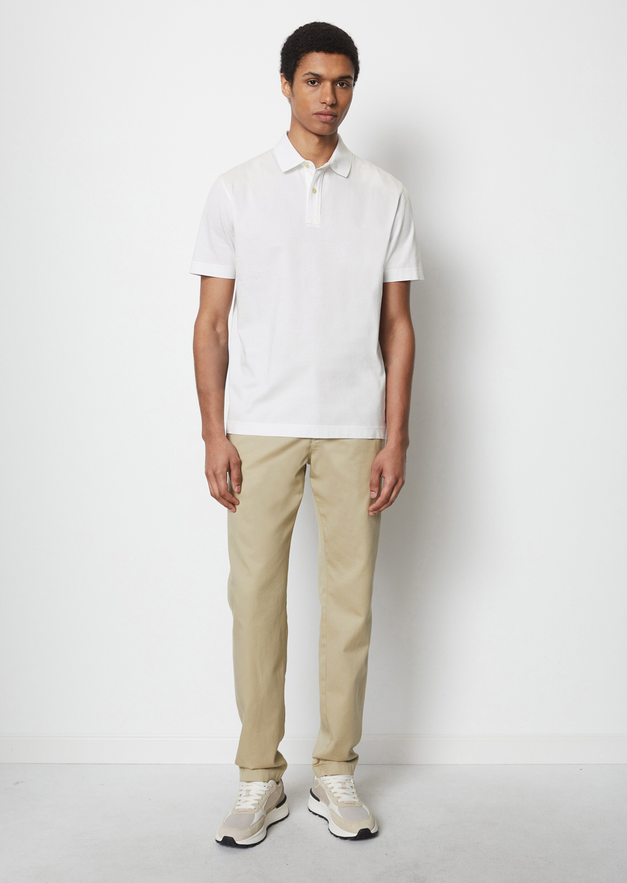Poloshirt Jersey regular in besonders edler Web-Optik