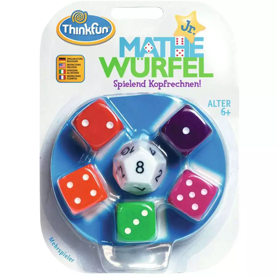Thinkfun Mathe Würfel Junior bunt