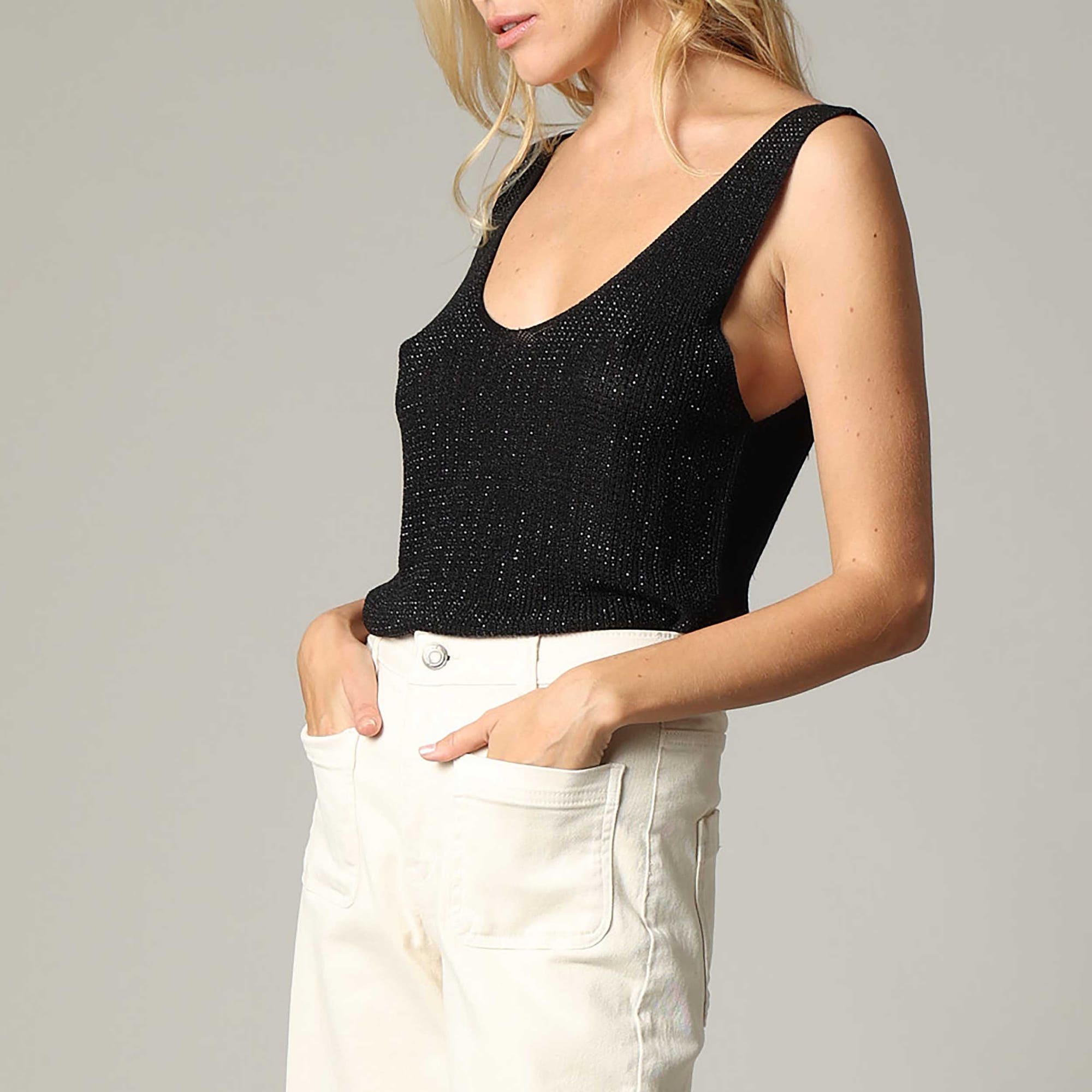 Top Femme noir