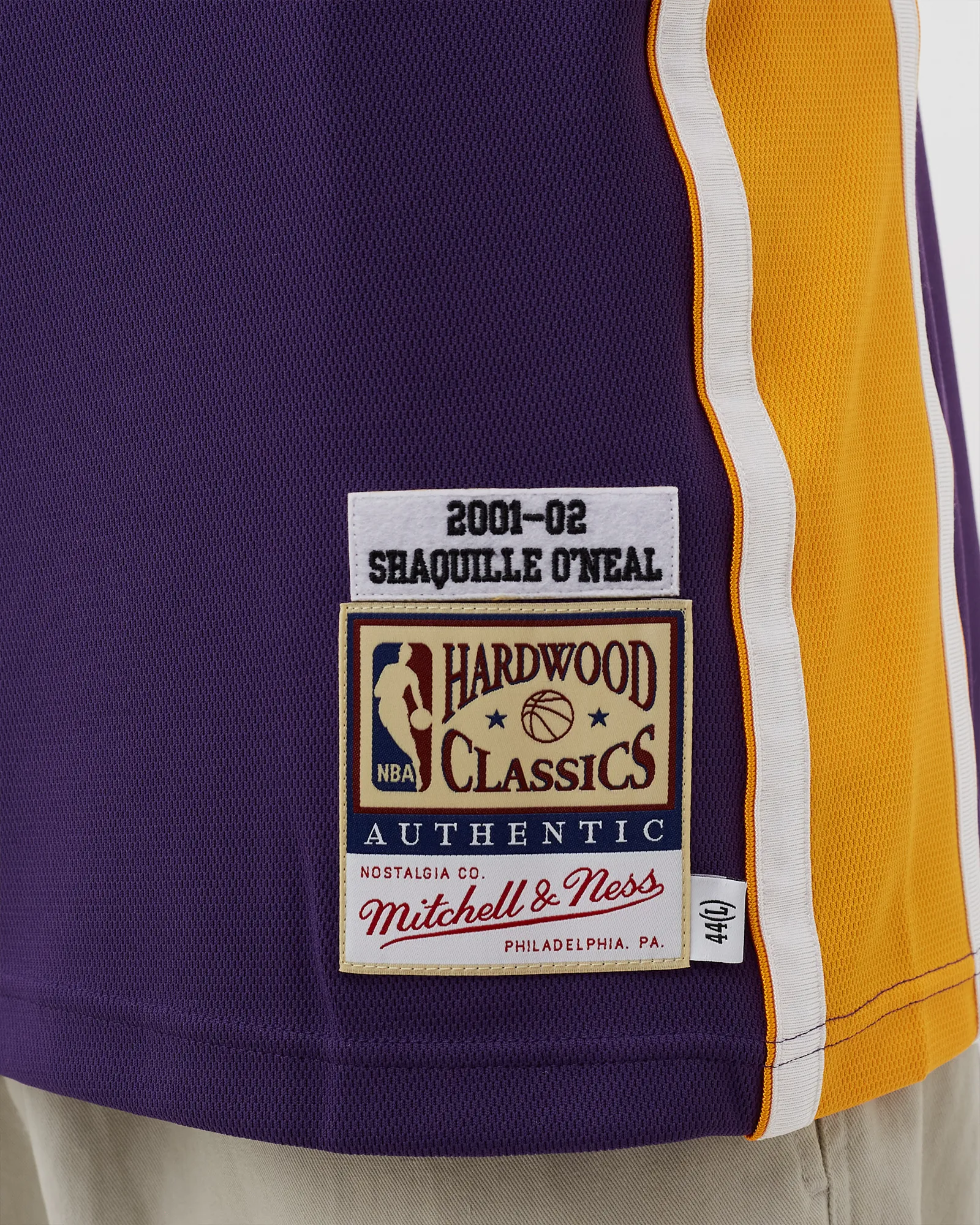 Mitchell & Ness NBA AUTHENTIC FINALS JERSEY LOS ANGELES LAKERS 2001-02 SHAQUILLE O'NEAL #34