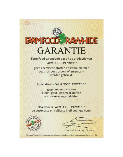 Farm Food Rawhide Dental Roll Rund - Hondensnacks