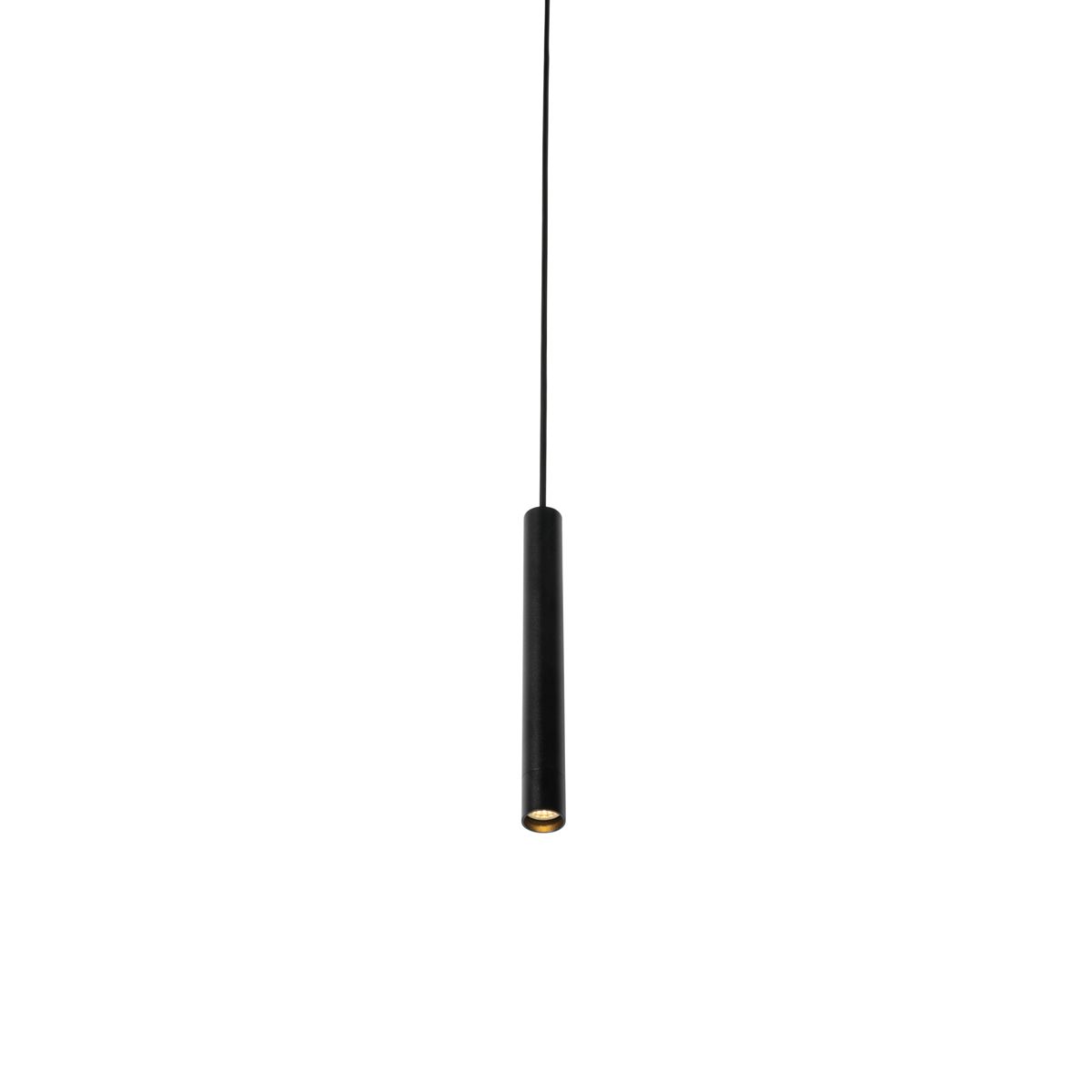 Moderne hanglamp zwart voor railsysteem 1-fase  - Slimline Keno