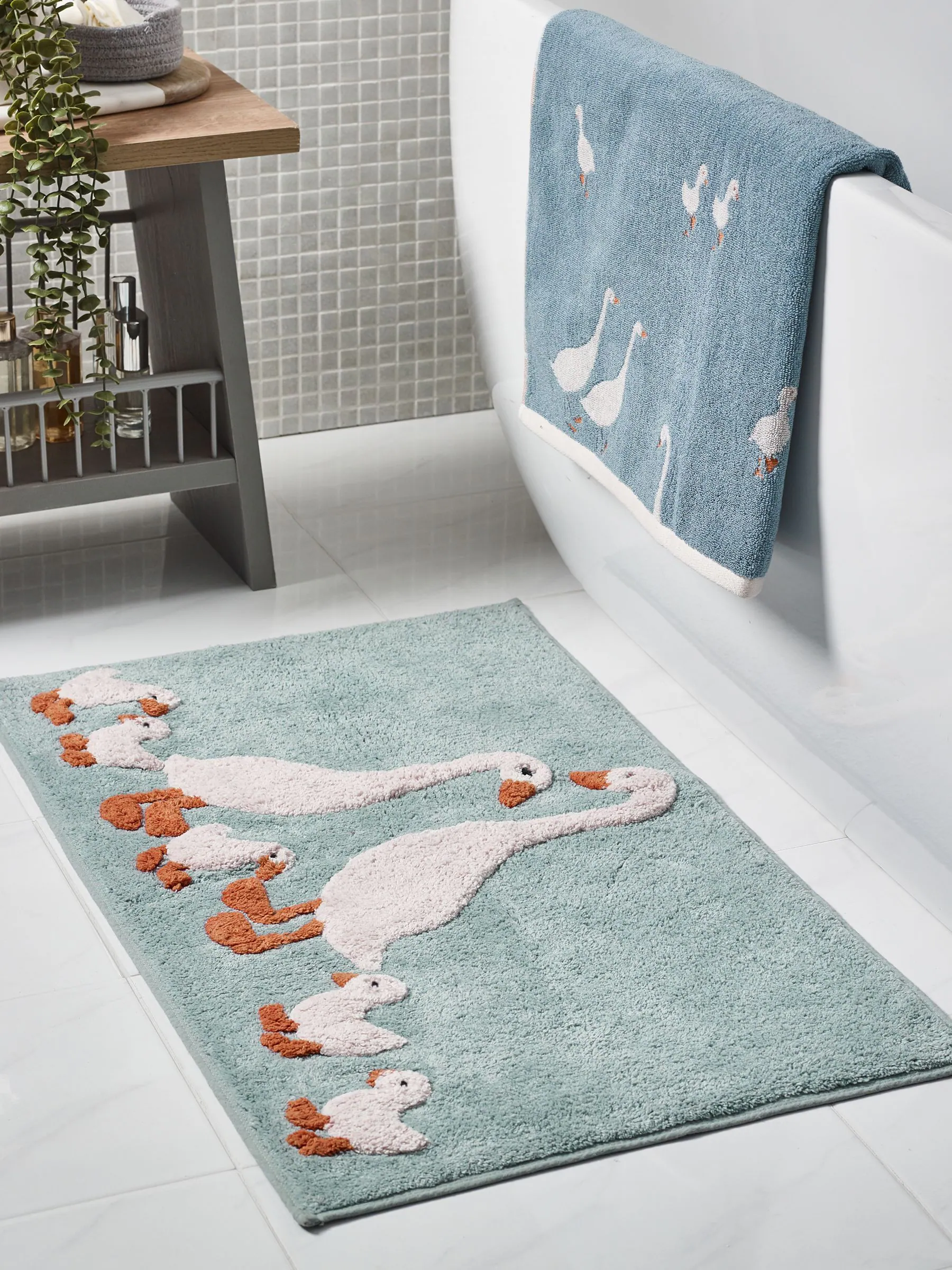 Goose And Friends 100% Katoenen Mat