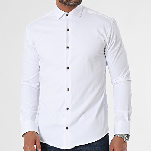 Chemise Manches Longues Blanc