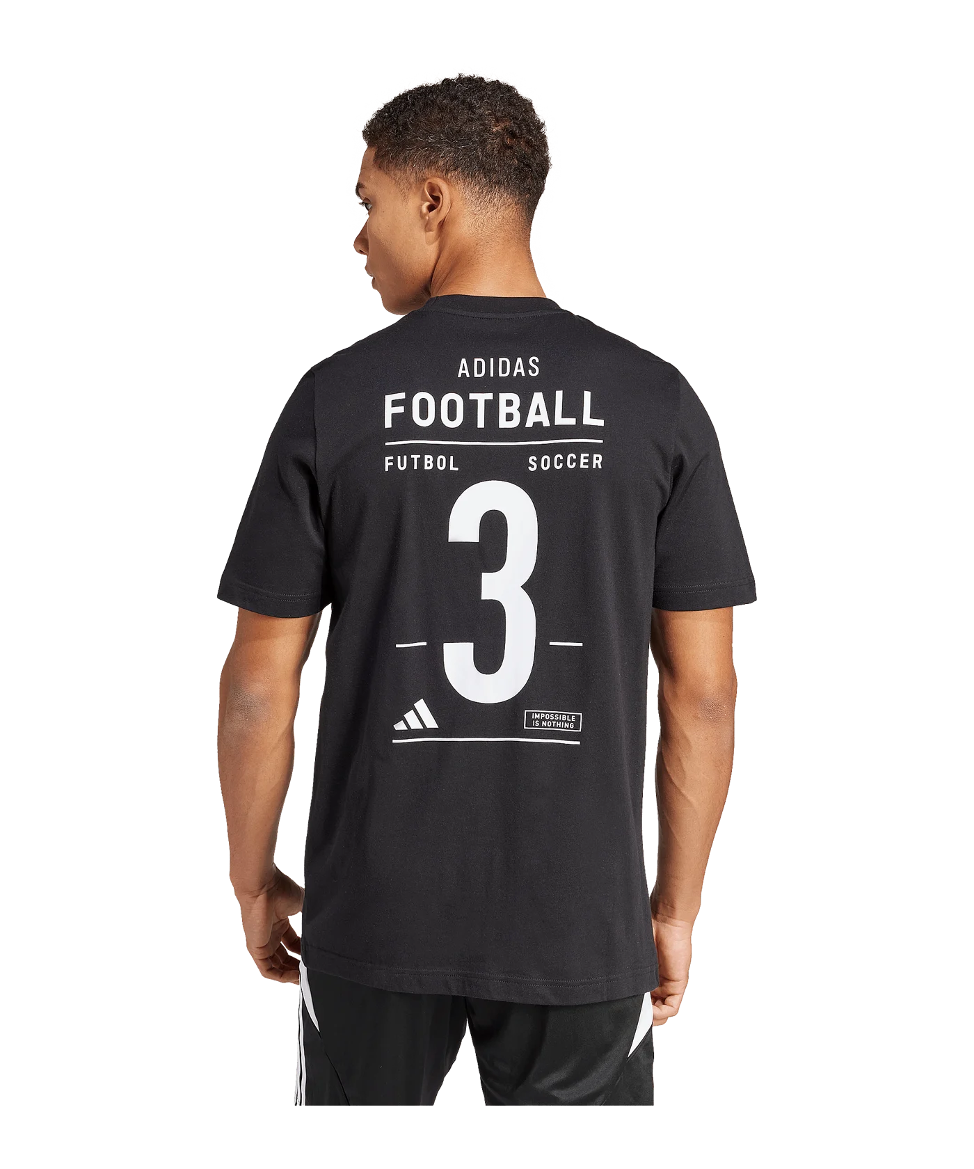 adidas Football Category Logo T-Shirt Schwarz