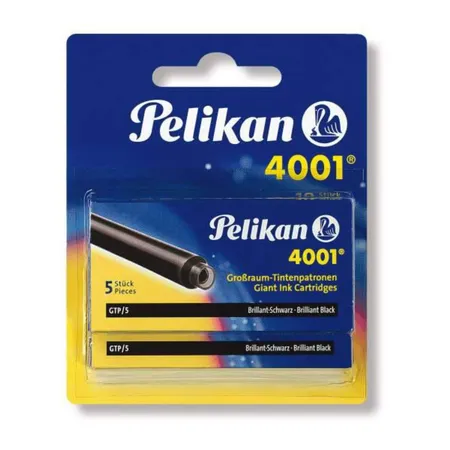 Pelikan Grossraum Tintenpatronen 4001, schwarz, 10 Stück
