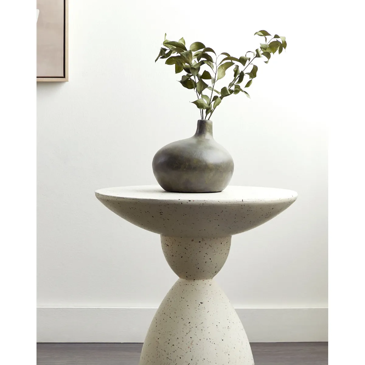 BELIANI Vase décoratif KLANG - Céramique Gris
