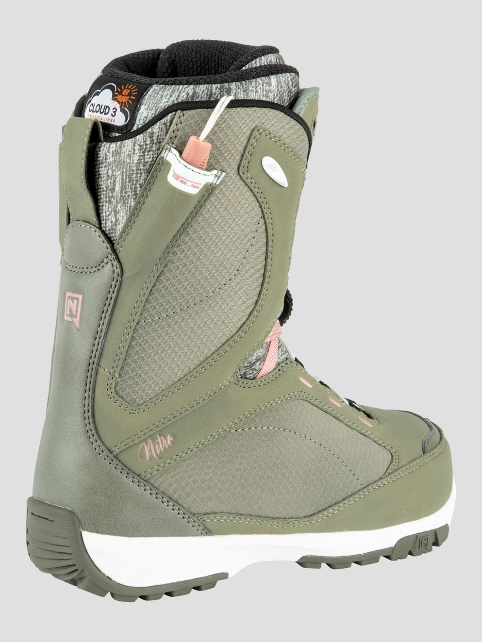 Nitro Monarch TLS 2025 Snowboard Boots gravity grey