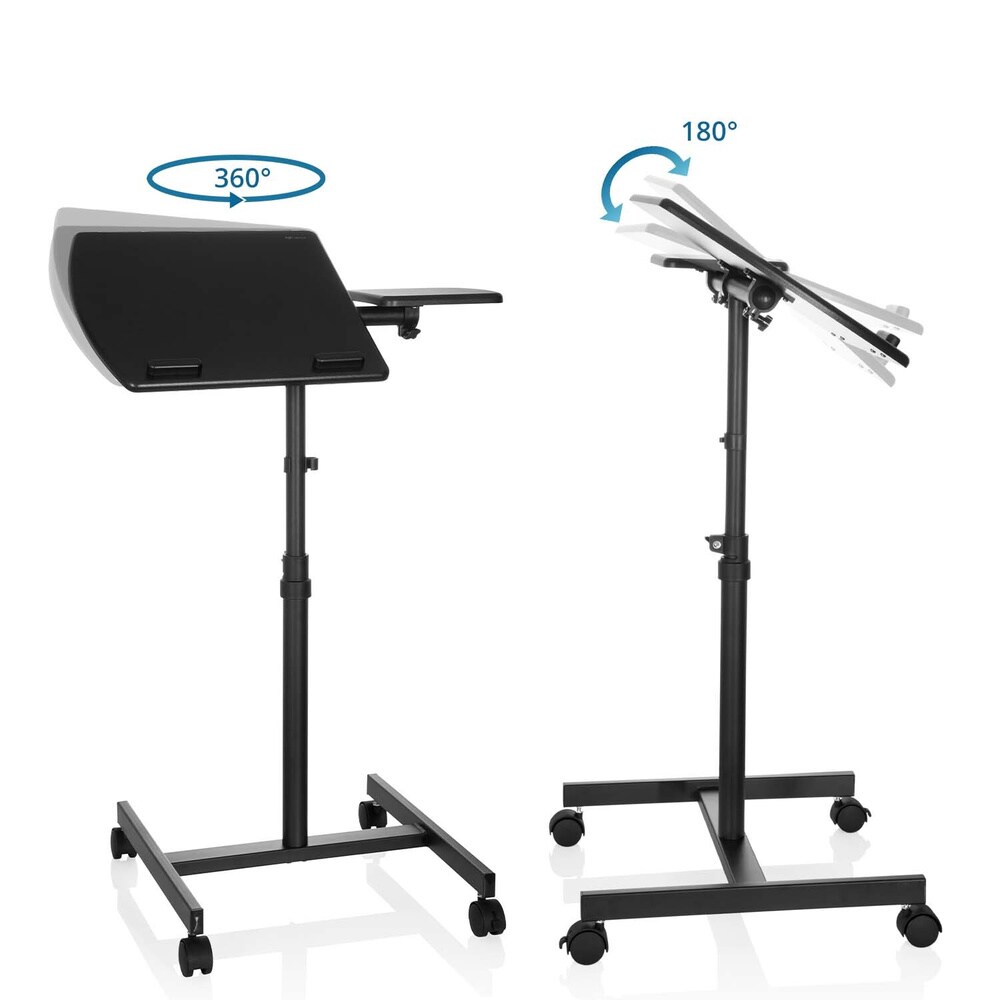 Stehschreibtisch VM-SL MDF Platte, Gestell aus Stahl hjh OFFICE