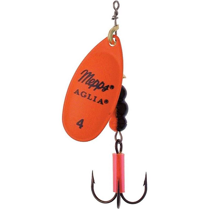 Cuiller Tournante Mepps Aglia Fluo Orange