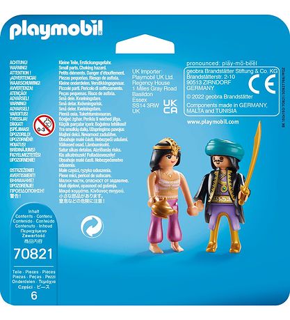 Playmobil DuoPack - Orientalisches Königspaar - 70821 - 6 Teile
