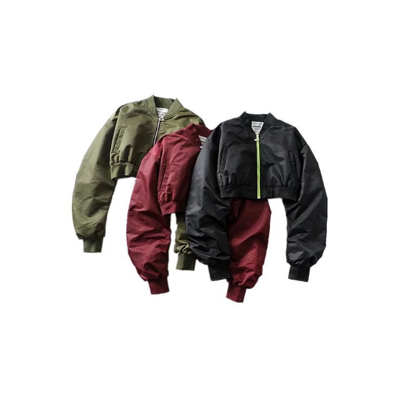 Opuscule - Cropped bomberjack met rits
