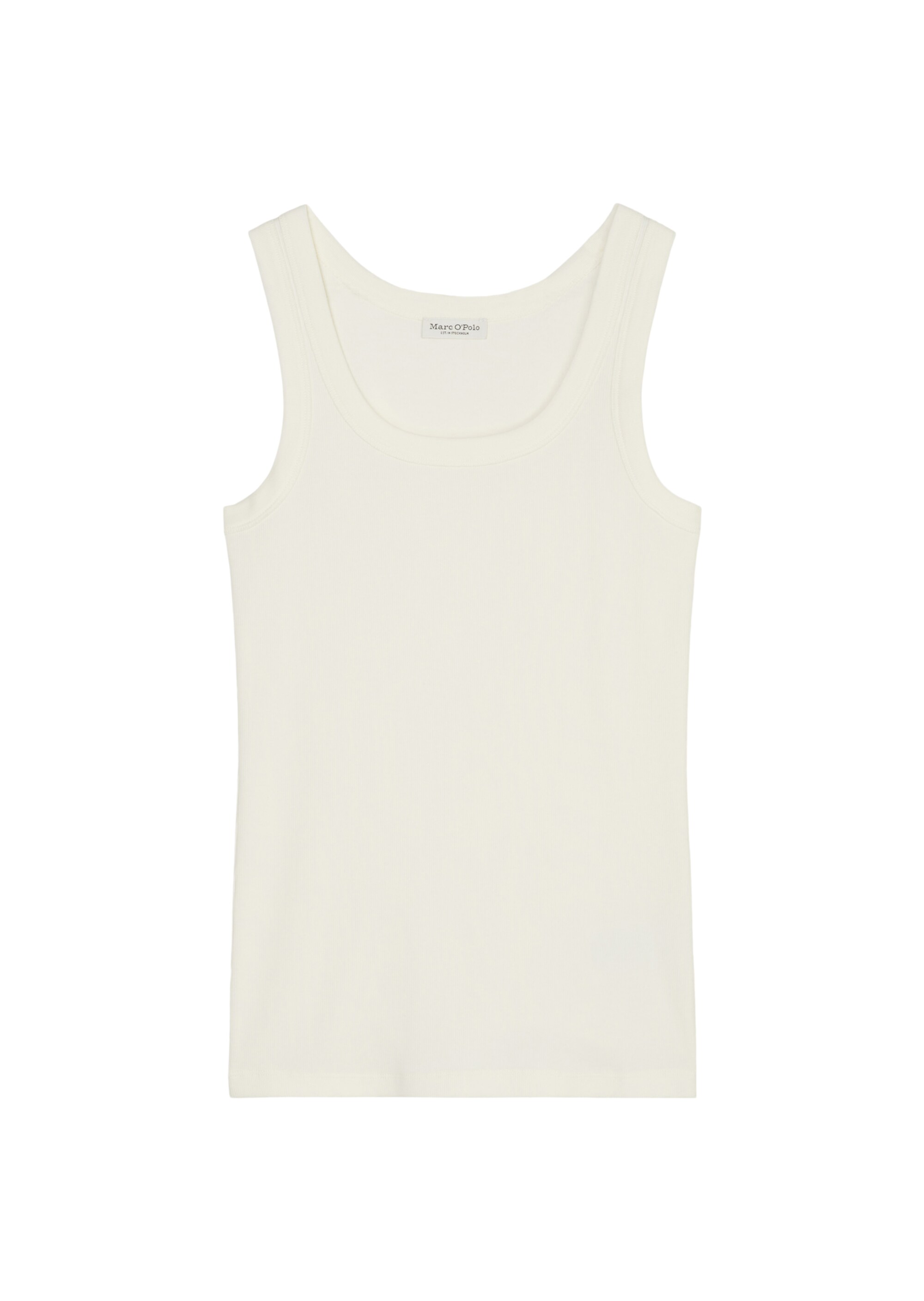 Ripp-Jersey-Tanktop aus Organic Cotton-Stretch