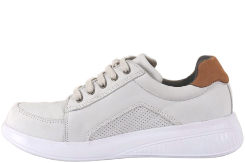 NEW FEET HVID SKO I NUBUCK