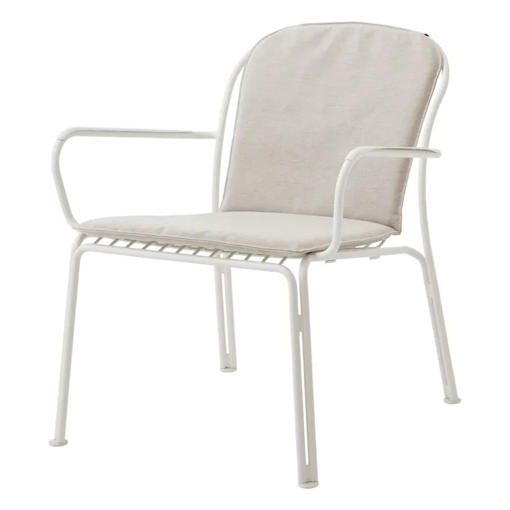 & Tradition Chaise lounge avec accoudoirs Thorvald SC101, Space Copenhagen | Ivoire