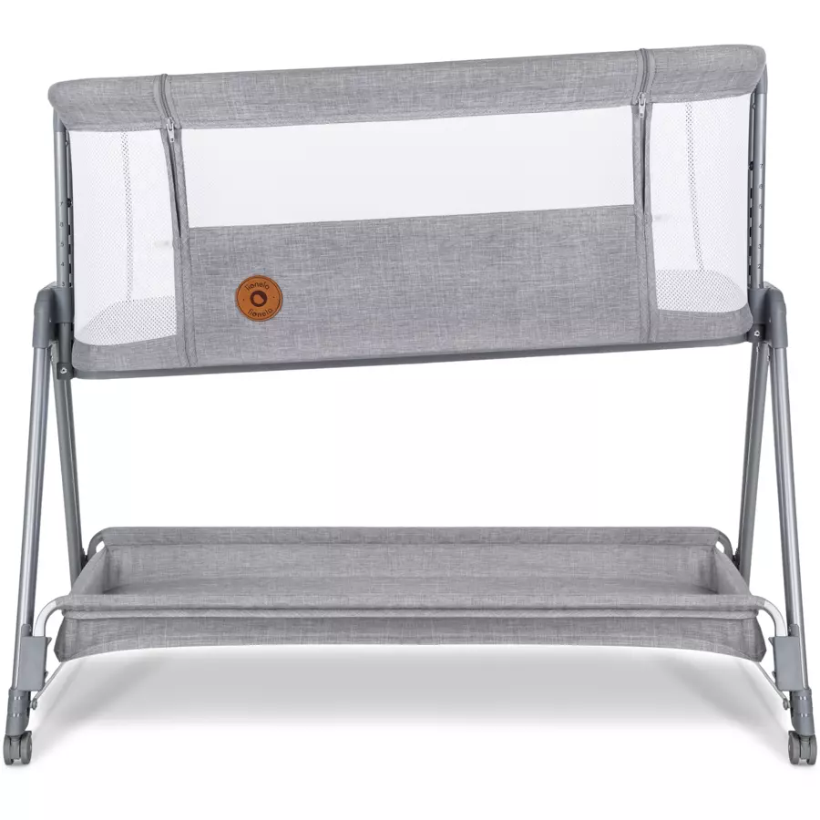 lionelo Beistellbett Luna Grey Concrete
