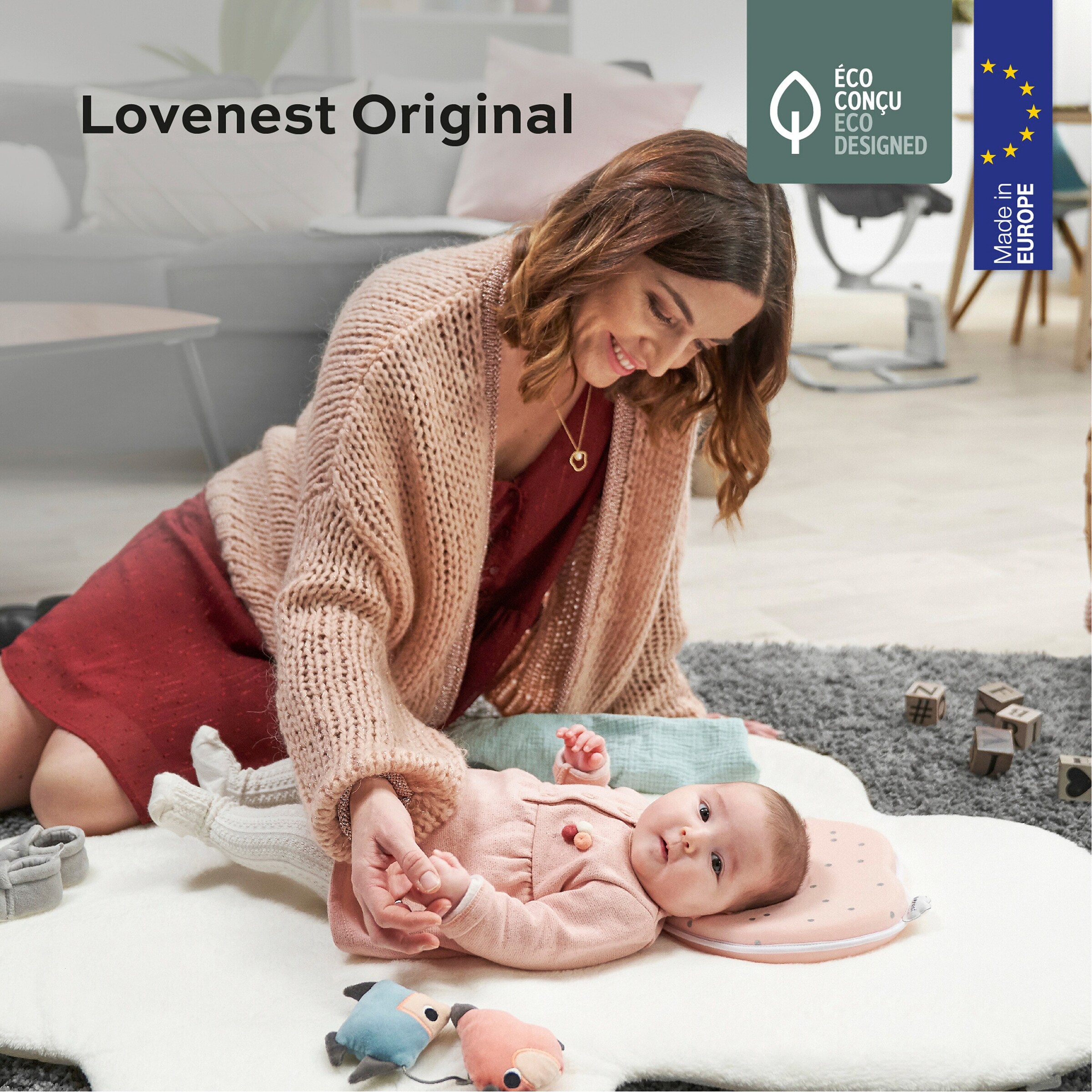 Babymoov Kopfkissen Lovenest Original Pinky