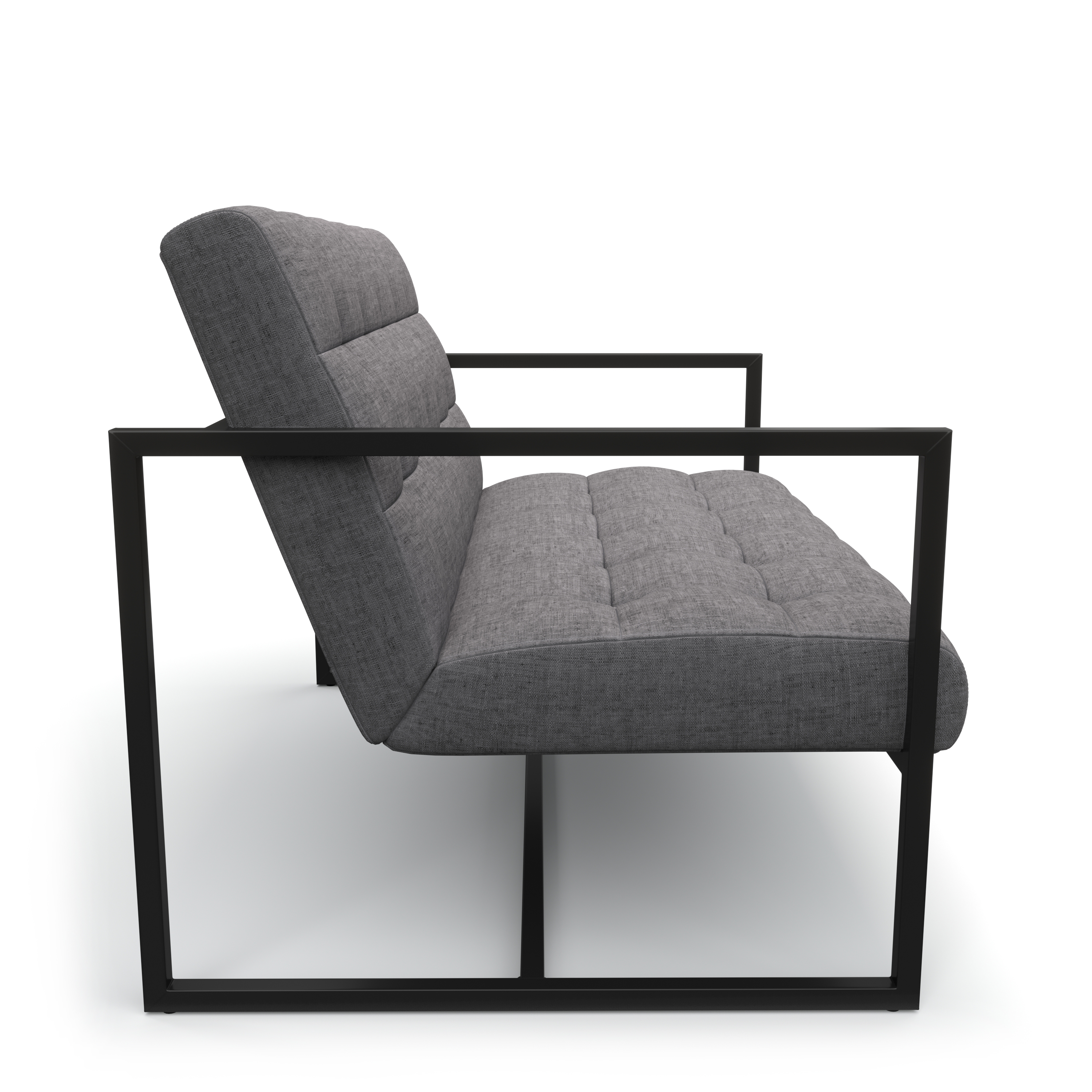 Sofa DEAN 2-Sitzer anthrazit