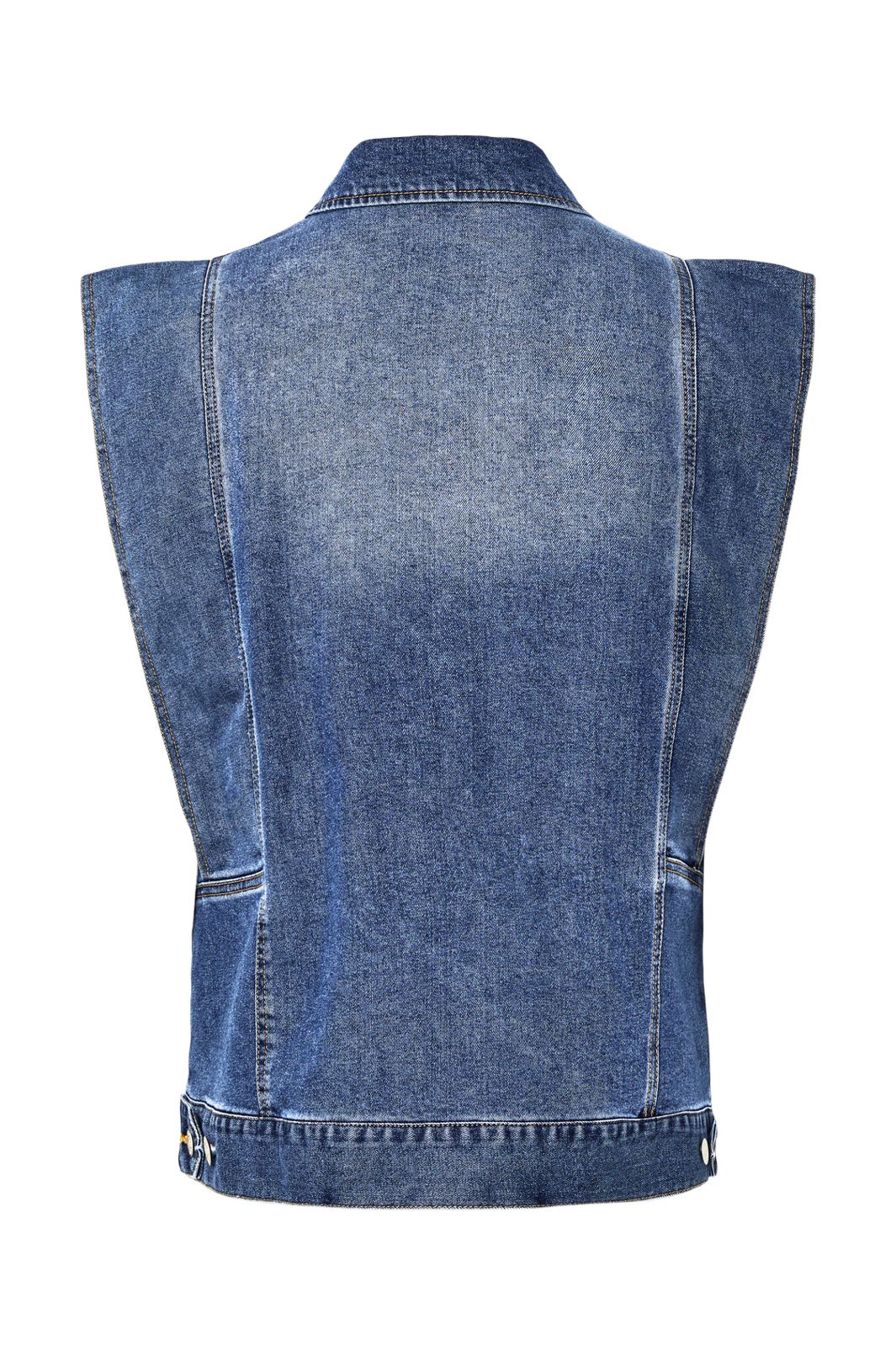 Pieces Pcfemma Loose Denim Vest Fsy