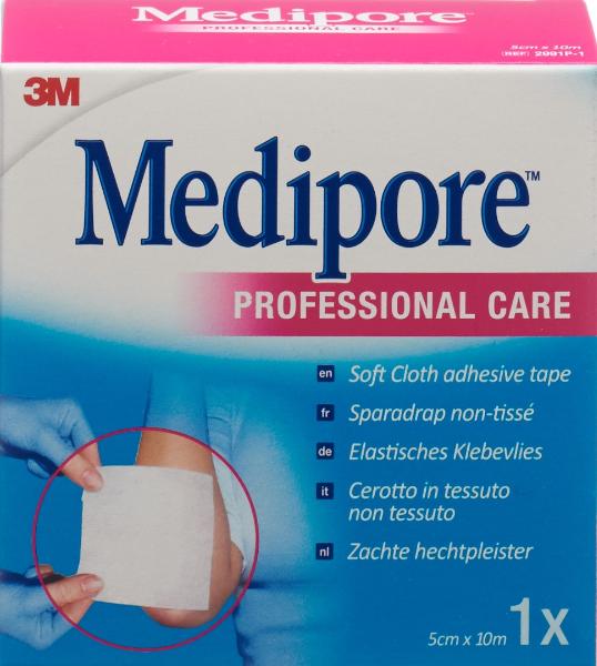 MEDIPORE Klebevlies 5cmx10m Liner 1 Stk