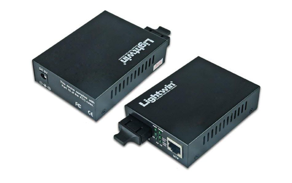 Medienkonverter LWC 10/100 SM20 SCMedienkonverter mit SC-Stecker