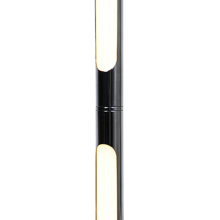 Lampadaire Eucrite LED intégrée argent