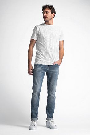 Petrol T-Shirt Myrtle Beach Print Wit M-1040-TSR644-0000 kopen
