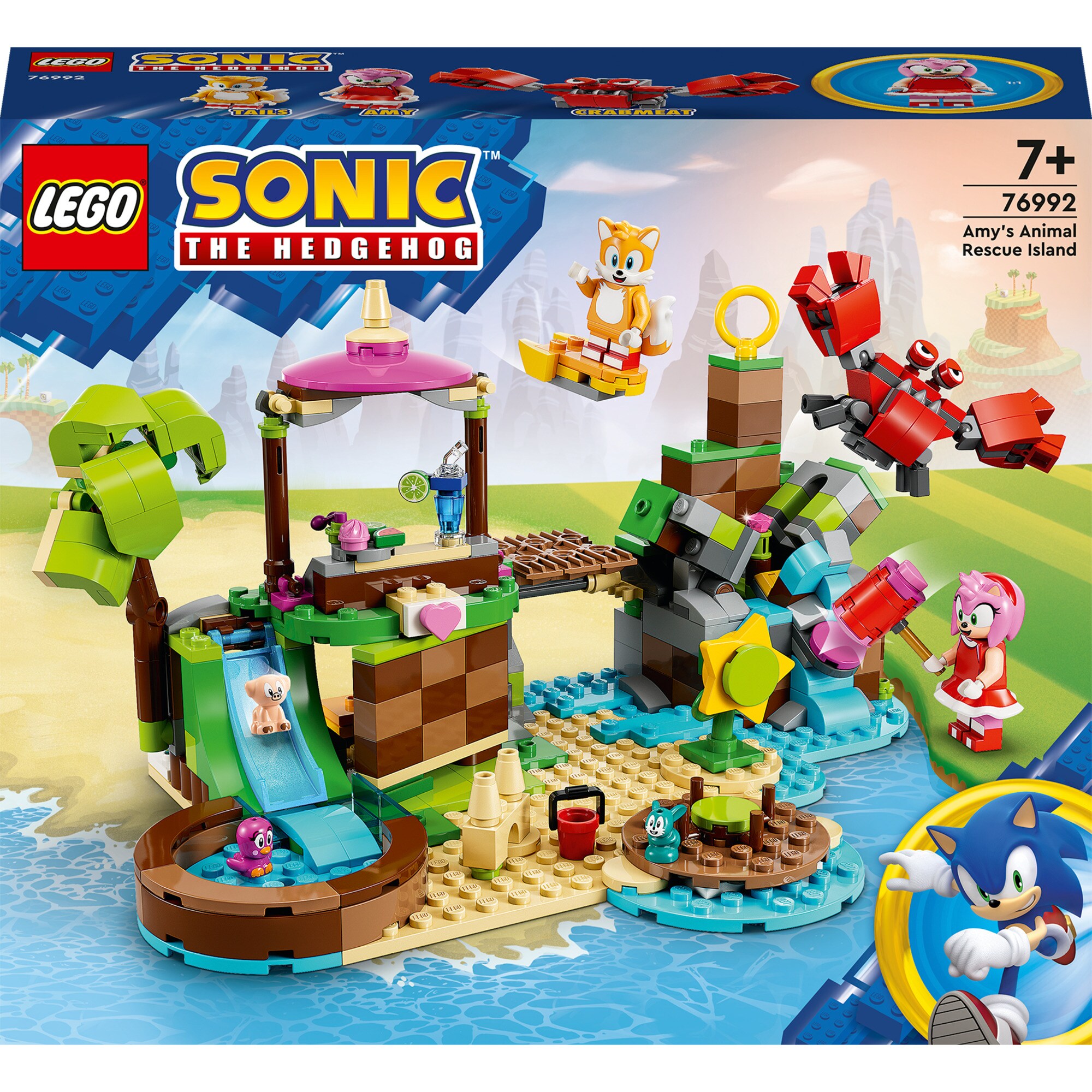 LEGO Konstruktionsspielzeug Sonic the Hedgehog Amys Tierrettungsinsel