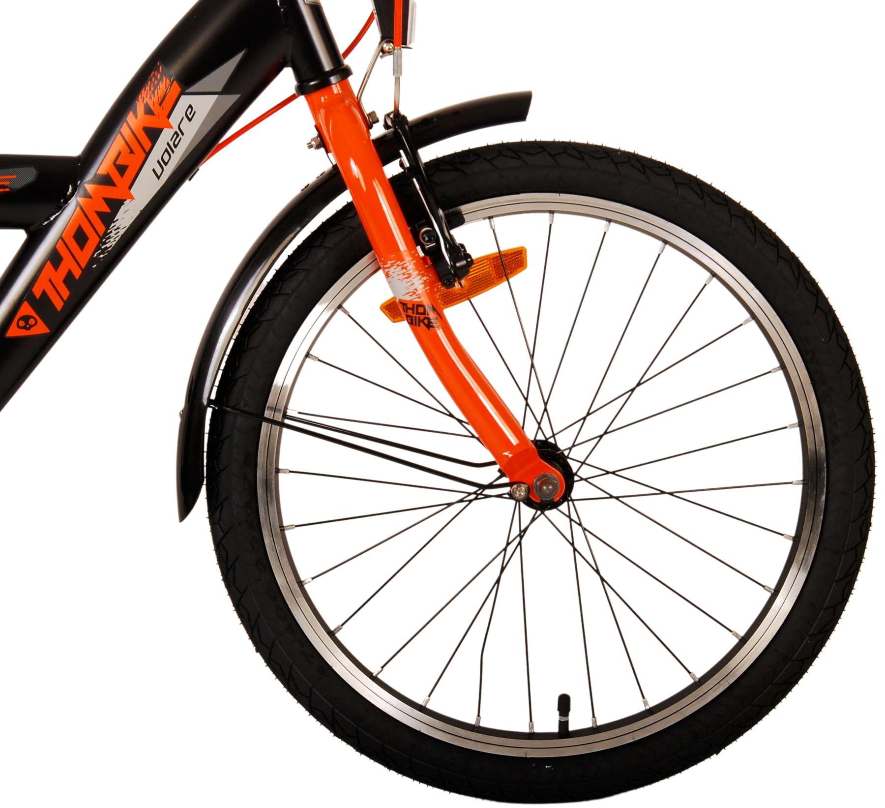 TPFSports Thombike Kinderfahrrad - Jungen - 20 Zoll - Rücktritt + Handbremsen - Schwarz/Grün