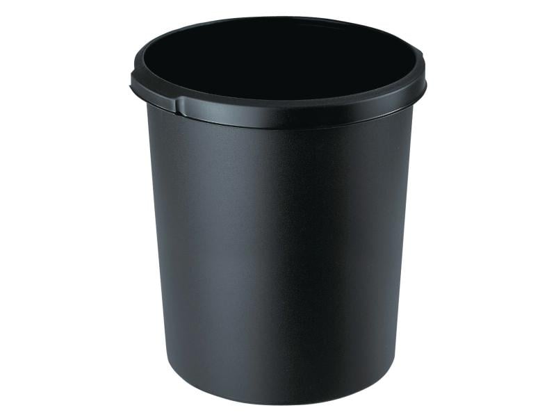 HAN Papierkorb Klassik 30 l, Schwarz Abfalleimer