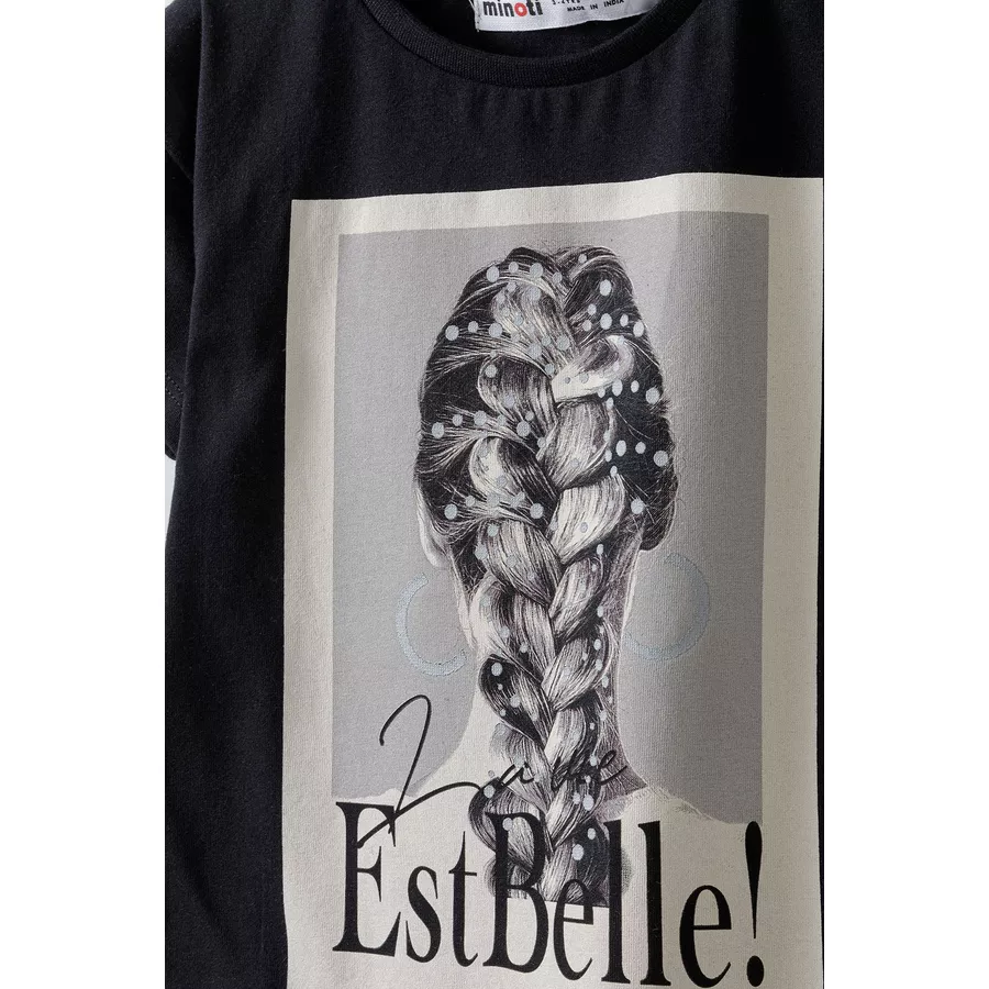 MINOTI T-Shirt Schwarz