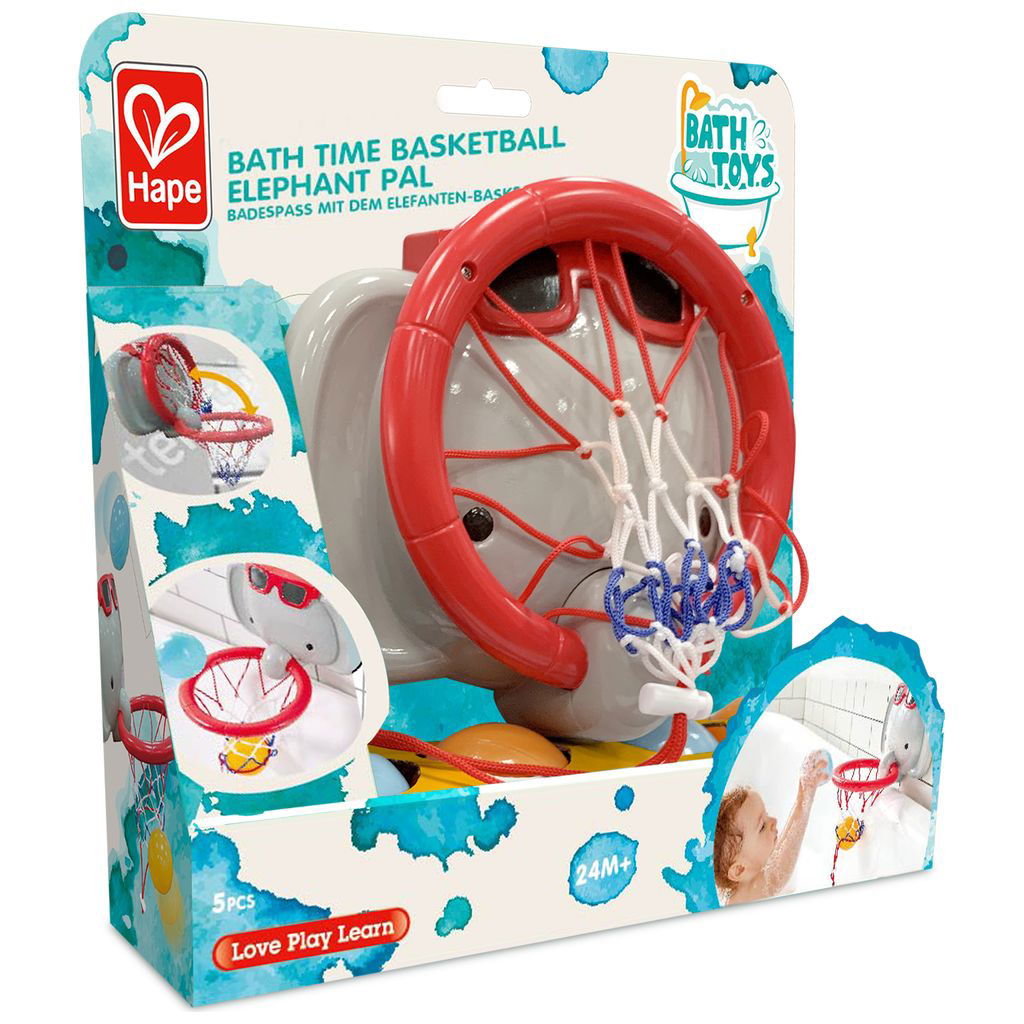 HapeHape   Badespass mit dem Elefanten Basketballkorb