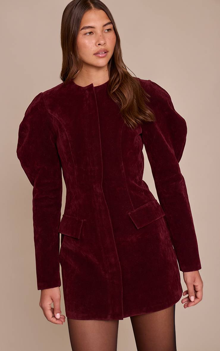 Prune Robe Blazer Zippée En Synthétique