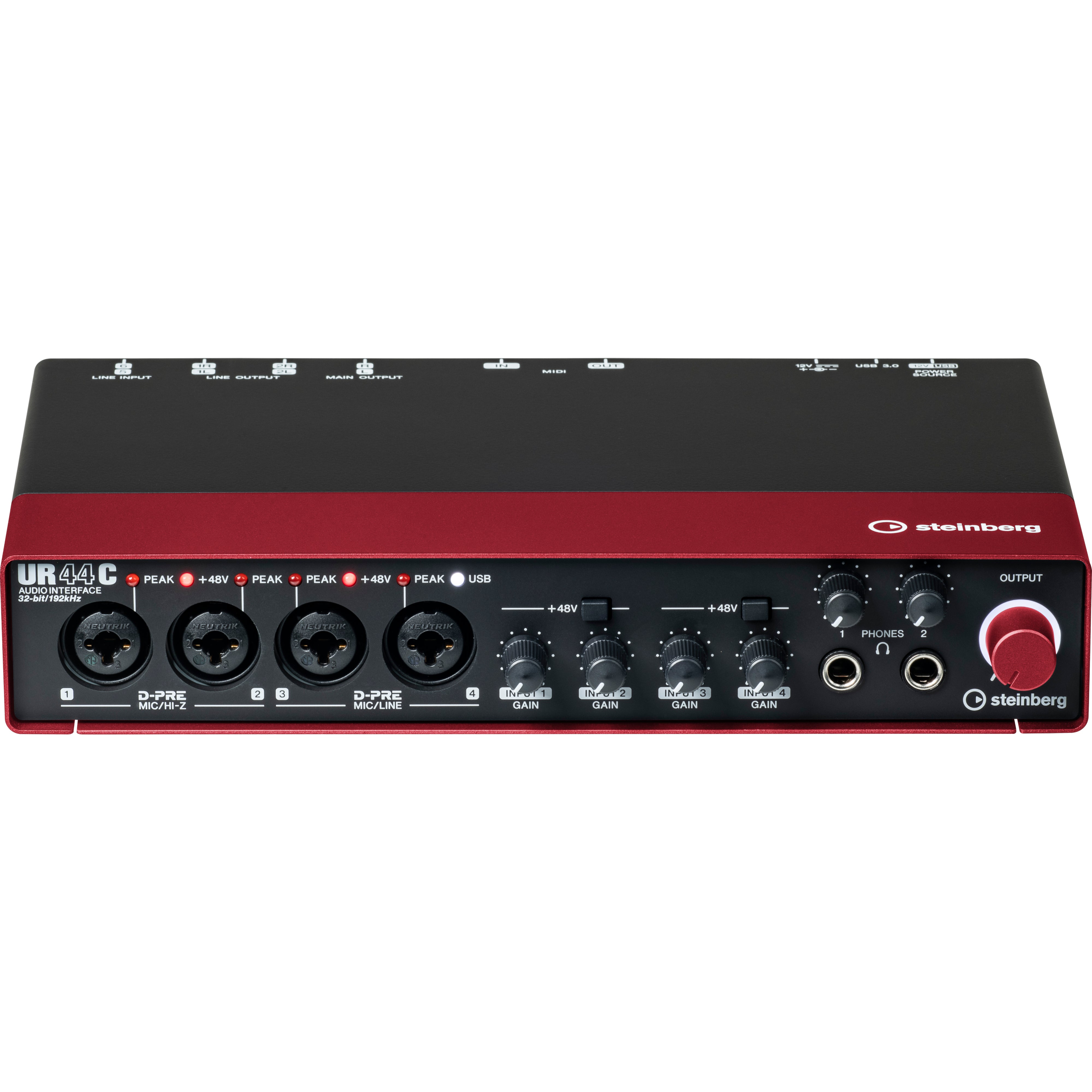 Steinberg UR44C USB 3 audio interface RED