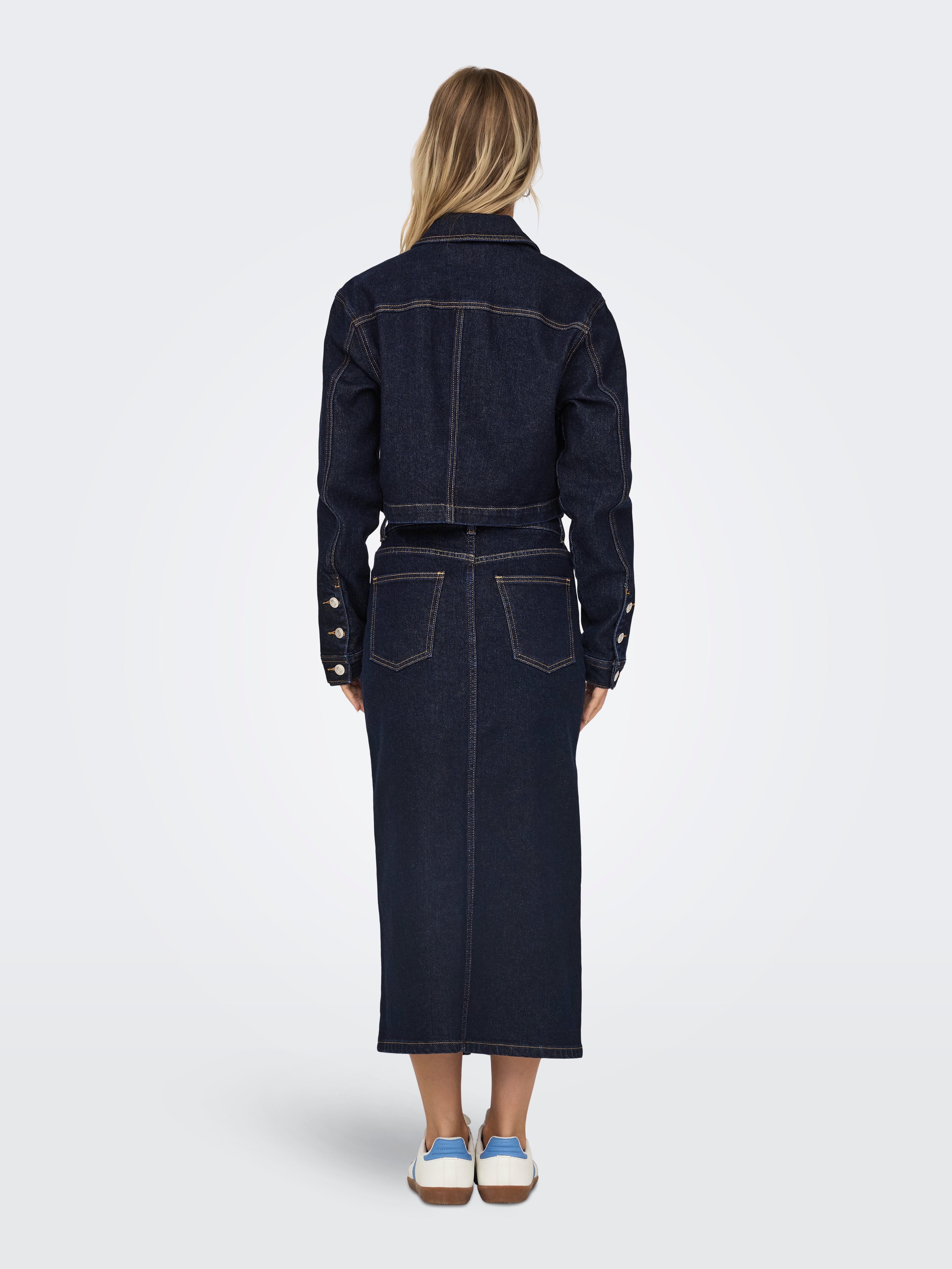 ONLHEATHER Jacke Dark Blue Denim