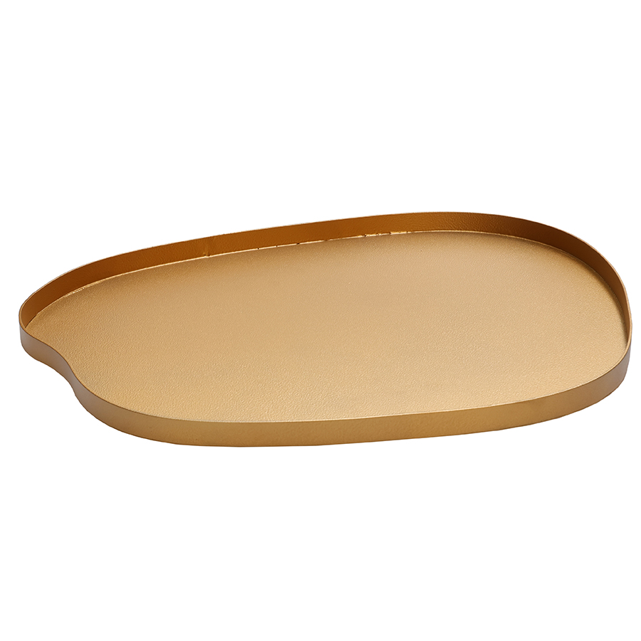 Dienblad Bariri M gold L50 x B40 x H2 cm