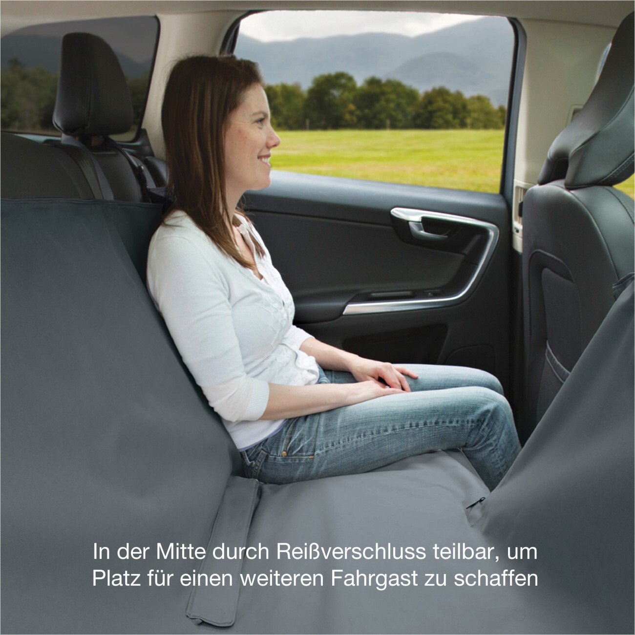 Kurgo Wander-Autohängematte für Hunde schwarz