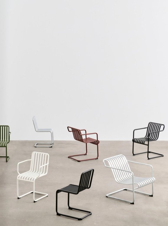 Hay Palissade cantilever fauteuil laag antraciet